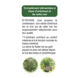 B-Technie Artichaut et Radis Noir Bio Digestion 20 ampoules