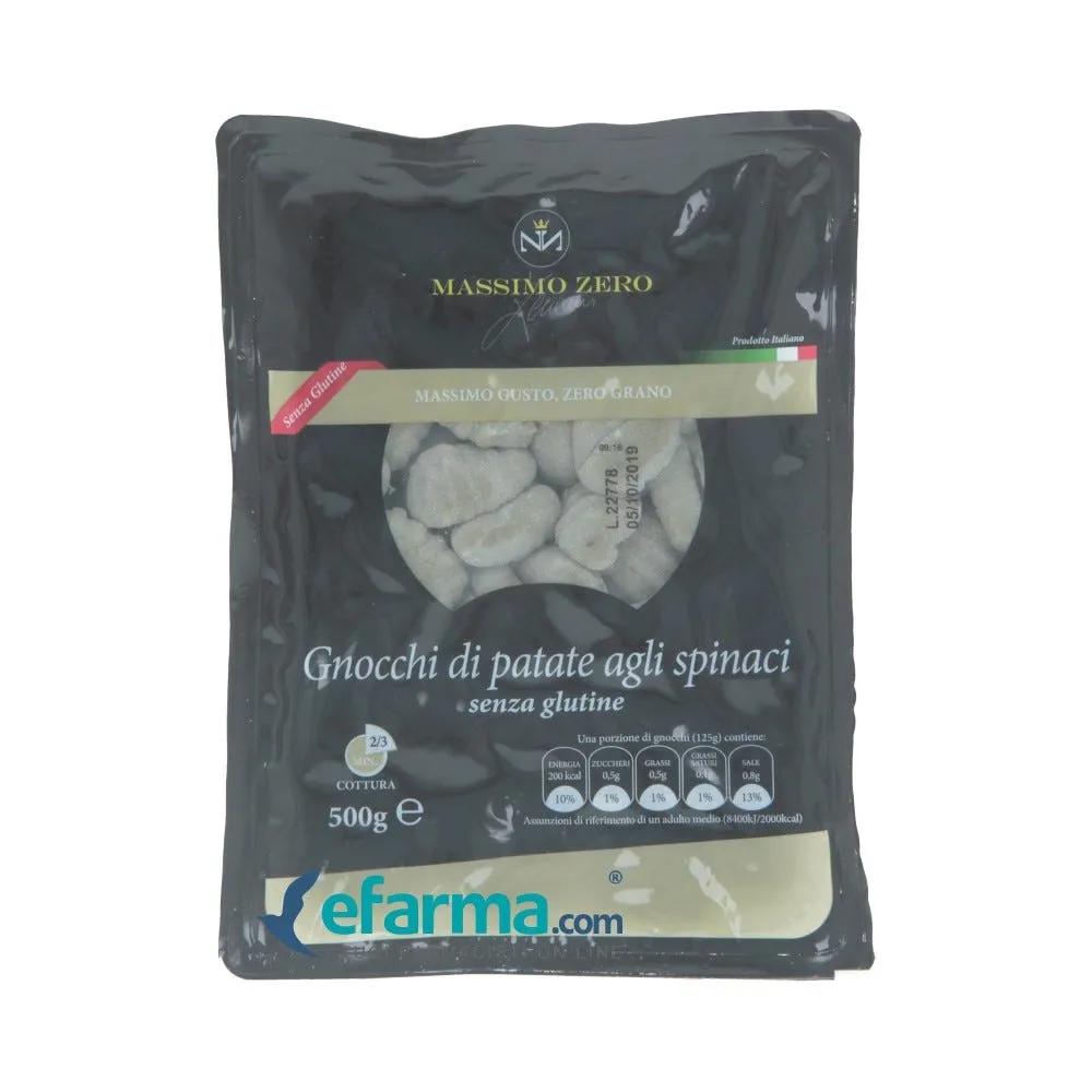 Massimo Zero Gnocchi con Spinaci Pasta Senza Glutine 500 g