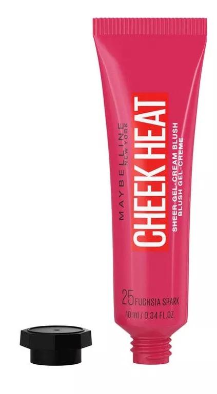 Maybelline Cheek Heat Colorete en Crema Fuchsia Spark 10 ml