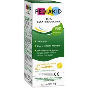 Xarope para Tosse Seca Produtiva Pediakid +6ml Limão 125ml