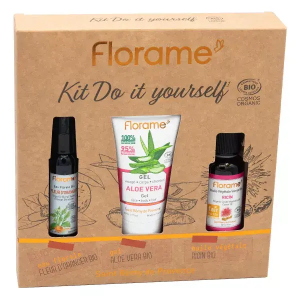 Florame Cuerpo Kit DIY Aloe Vera Flor de Naranjo Recina Bio