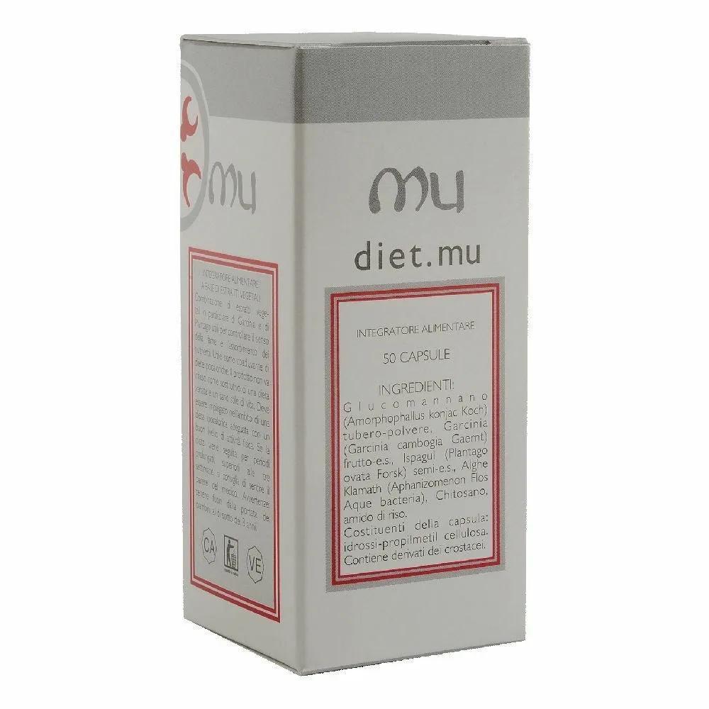 Diet Mu Integratore Metabolismo Grassi e Zuccheri 50 Capsule