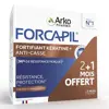 Arkopharma Forcapil Fortifiant Cheveux Kératine + 180 gélules