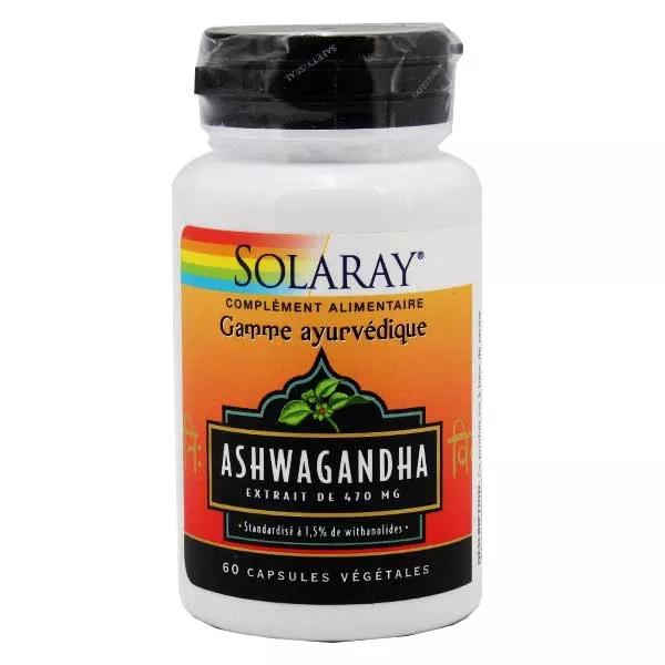 Solaray Aschwagandha 470mg 60 capsule vegetali