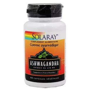 Solaray Aschwagandha 470mg 60 capsule vegetali