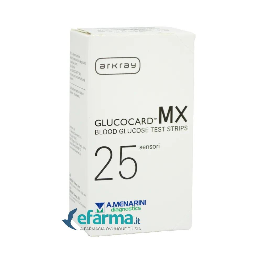 Glucocard MX Blood Glucose Strisce Reattive Glicemia 25 Pezzi