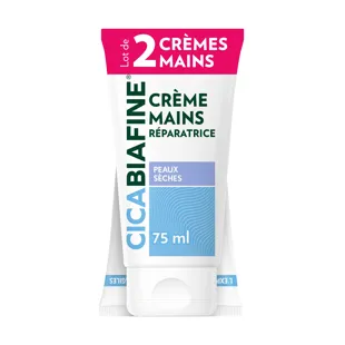 Cicabiafine Crema Mani Riparazione Intensa Lotto di 2 x 75ml