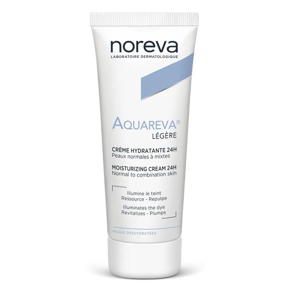 Noreva Aquareva Crema Idratante Viso Leggera 24h Pelle Normale e Mista 40 ml