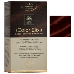 Apivita Tintura My Color Elixir N643 Louro Cobre Dourado Escuro