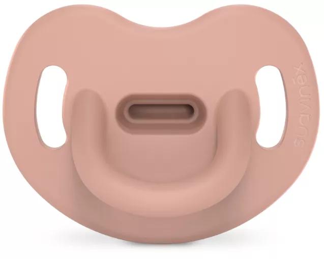 Suavinex Schnuller Ganzsilikon Anatomischer Sauger Sx Pro 6-18m Essence Nude
