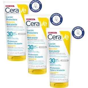 CeraVe Invisible Protective Moisturizing Lotion SPF30 3x75 ml