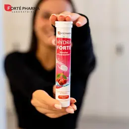 Forté Pharma HydraForté Hydratation Cerise Electrolytes Vitamines Minéraux 24 comprimés