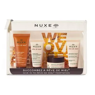Nuxe Rêve de Miel Gel Limpiador 30 ml + Bálsamo Rostro 15 ml + Bálsamo-Aceite Corporal 30 ml + Crema Manos 15 ml