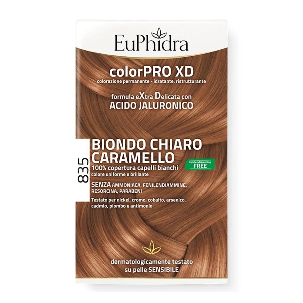 Euphidra ColorPRO XD 835 Biondo Chiaro Caramello Tintura Extra Delicata