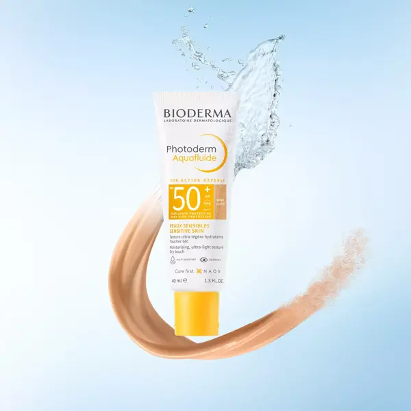 Bioderma Photoderm Aquafluide sun cream SPF50+ Golden 40ml