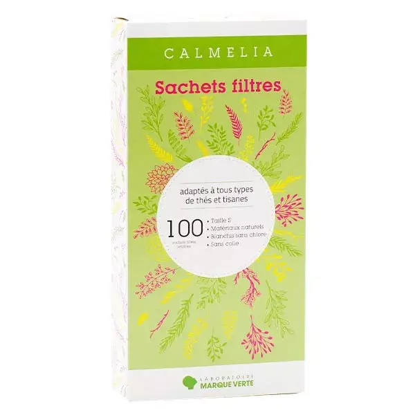 Calmelia Sachets Filtres Jetables Taille S 100 unités