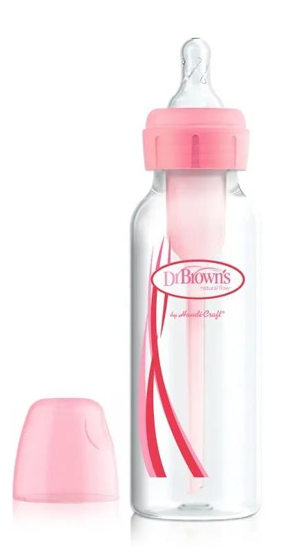 Dr Browns bottle Options narrow pink 250ml