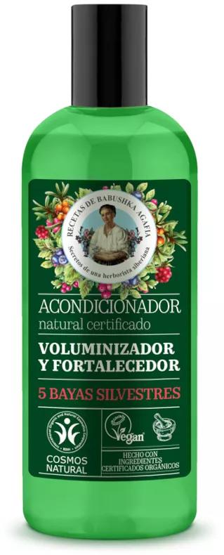 Green Agafia Condicionador de Cabelo Natural Volumizante e Fortalecedor 260 ml