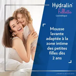 Hydralin Fillette Mousse Lavante Soin Zone Intime 150ml