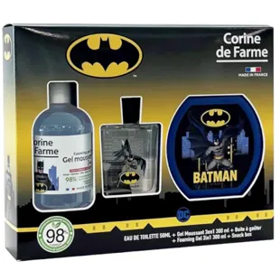 Corine de Farme Batman Cologne Dose 50 ml + Sparkling Gel 300 ml + Snackbox