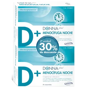DONNAplus Menocifuga Noche 2x30 Comprimidos (2ª ud 30% Dto)