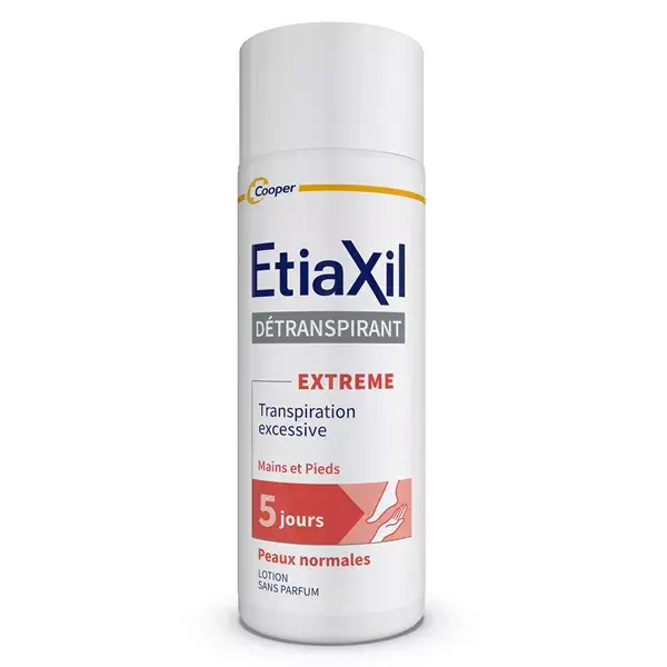 ETIAXIL Déodorant Détranspirant Transpiration Excessive EXTREME Pieds 15ml