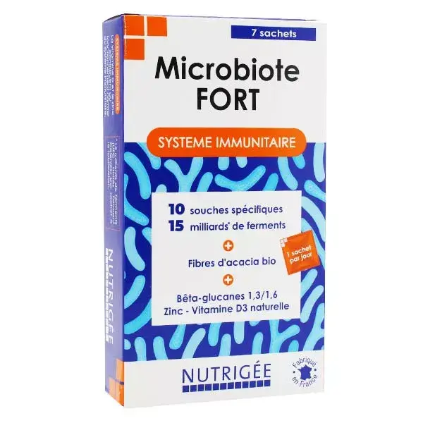 Nutrigée Microbiote Fort Système Immunitaire 7 sachets