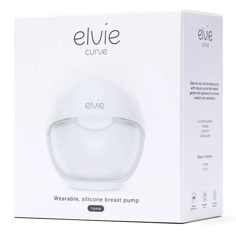 Tire-lait mains libres en silicone Elvie Curve