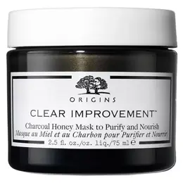 Origins Clear Improvement™ Masque Purifiant et Nourrissant au Miel et Charbon 75ml