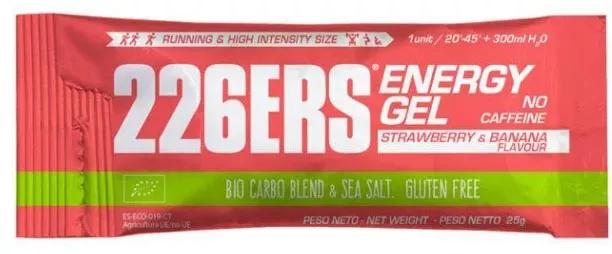 226ERS Gel Énergétique Bio Sans Caféine Fraise et Banane Stick 25 gr