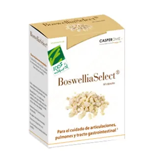 100% Natural Boswellia Select Articulaciones 60 Cápsulas Vegetales