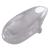 dBb Remond Sedia per Bagnetto Grigio Brillantinato Traslucido