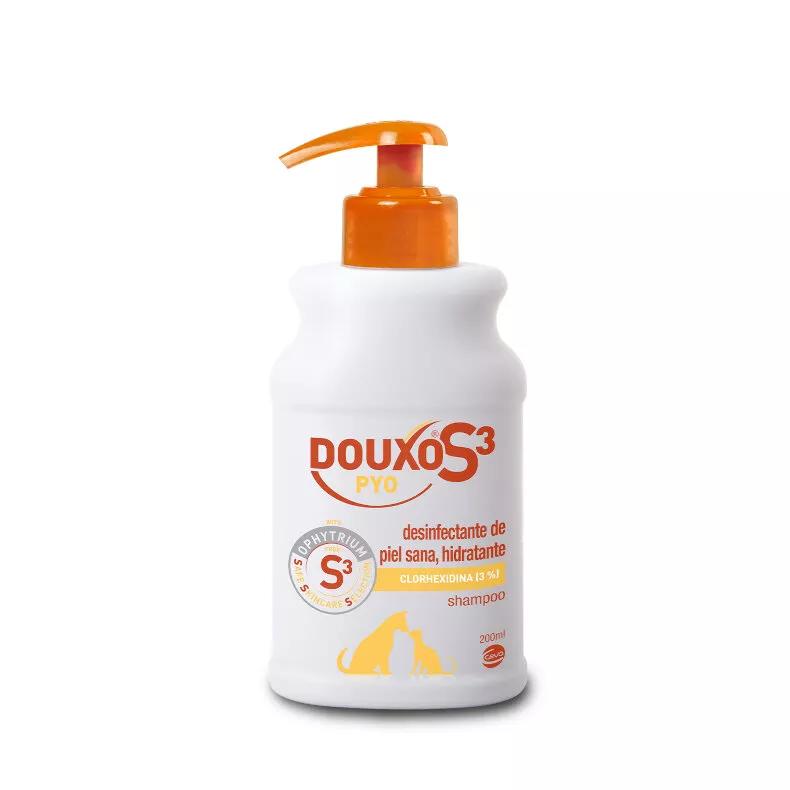 Douxo S3 Pyo Gezonde Huid Desinfecterende Shampoo voor Honden en Katten 200 ml