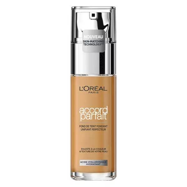 L'Oréal Paris Accord Parfait Fondotinta Unificante Perfezionatore 5D Sable Doré 30ml