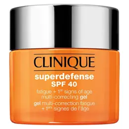 Clinique Superdefense SPF40 Gel Multi-Correction Fatigue 1ers Signes de l'Âge 50ml