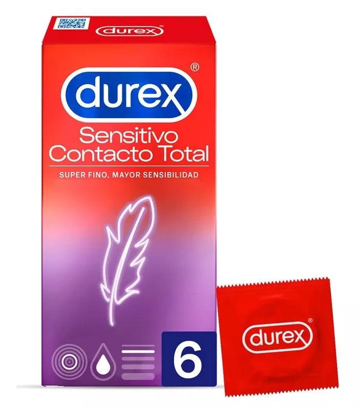 Durex Contacto Total Preservativo Sensitivo 6 Uds