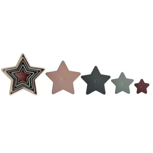 Mushie Stackable Stars Solid Original