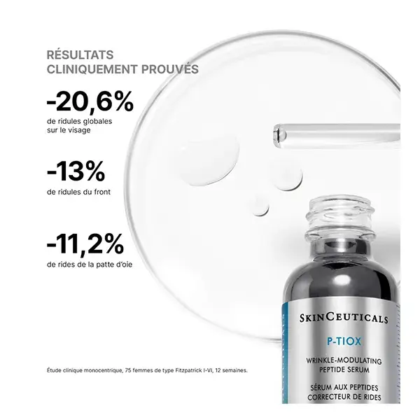 Skinceuticals P-Tiox Serum aux Peptides Correcteur de Rides 30ml