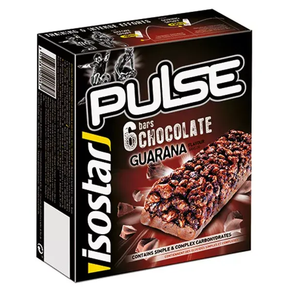 Isostar Barras Pulse Chocolate 6 x 23 g