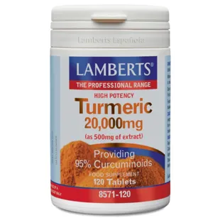 Curcuma Lamberts 20 000 mg, 120 comprimés