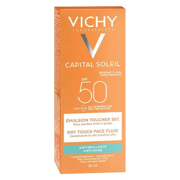 Vichy Idéal Soleil Emulsion Tacto Seco SPF 50 - 50 ml