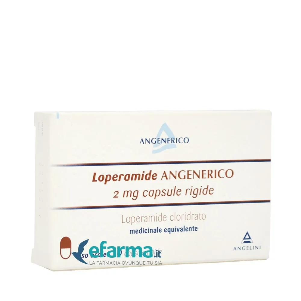 Loperamide Angenerico 2 Mg Antidiarroico 10 Capsule