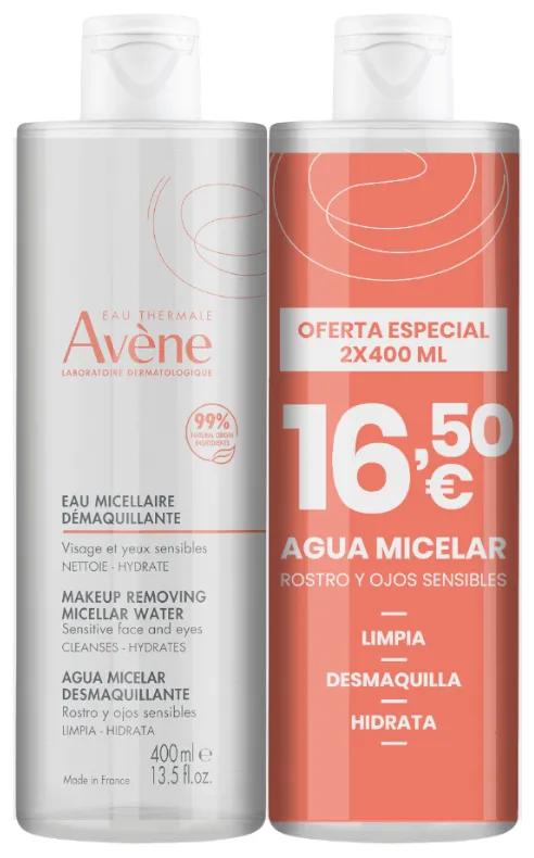 Avène Mizellen-Reinigungswasser 2x400 ml