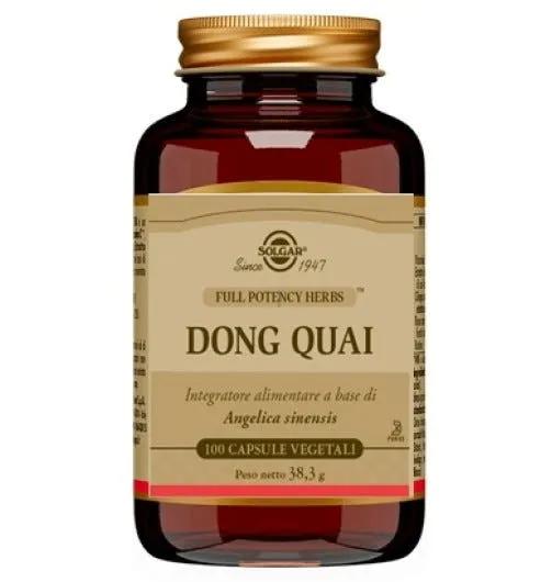 Solgar Dong Quai Integratore Ciclo Mestruale Menopausa 100 Capsule Vegetali