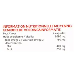 Naturland Oméga 3 Origine Marine 180 capsules