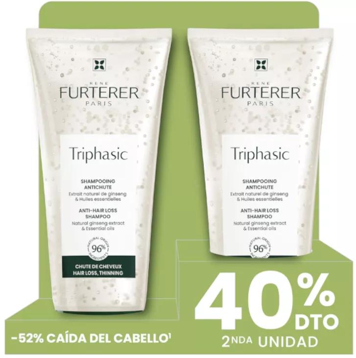 René Furterer Triphasic Champú Anticaída 2x200 ml