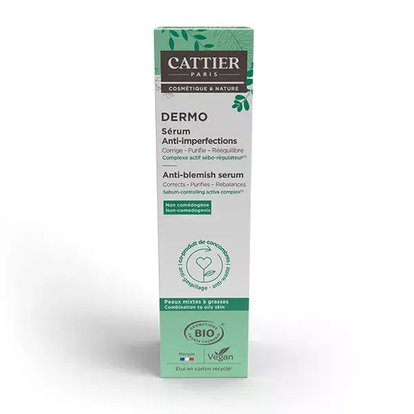 Cattier Sérum Anti-Imperfections Peaux Mixtes à Grasses 30ml