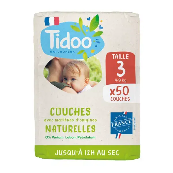 Tidoo Couche Écolabellisée Taille 3 (4-9kg)