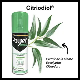 Pouxit Répulsif Spray Préventif Anti-Poux 75ml