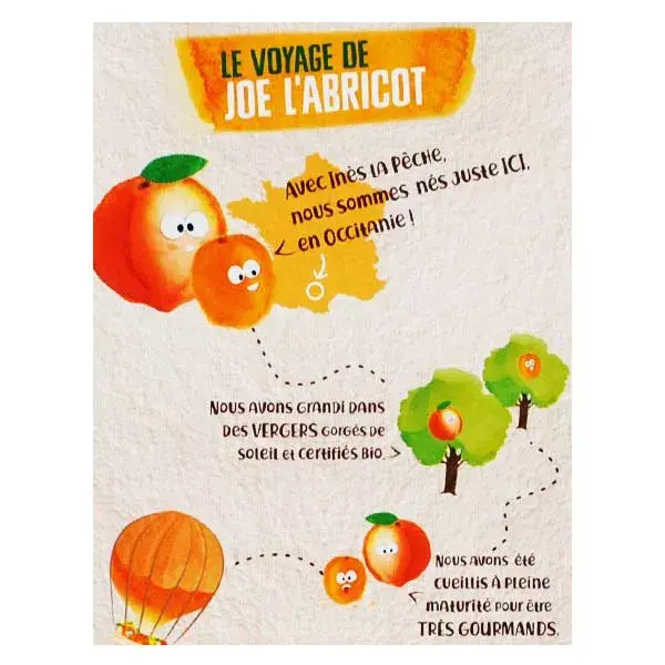 Vitabio Cool Fruits La Pat’ Patrouille Pomme Pêche Abricot Bio 12 x 90g